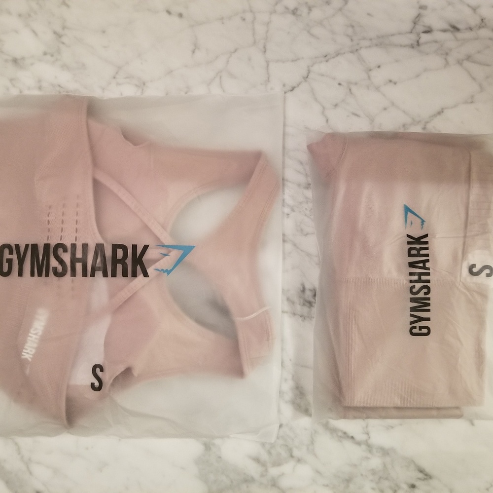 Gymshark Energy Seamless Taupe Set (SOLD)